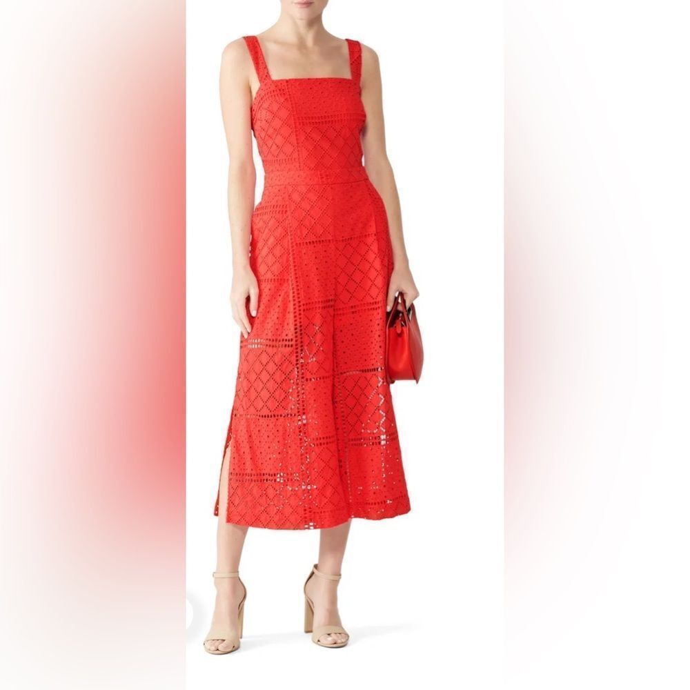 Parker Ashton Eyelet Jumpsuit Size 6